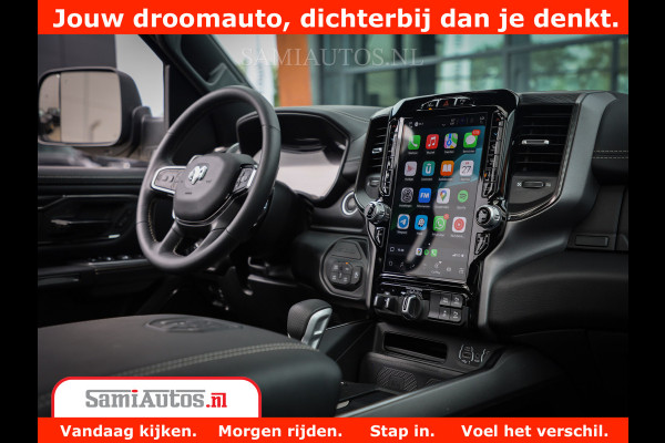 Dodge Ram 1500 GT EDITION | 5.7 V8 HEMI | VIRTUAL COCKPIT | HEAD-UP | ADAPTIVE CRUISE | 360 CAMERA | TRX PACK | Comfortabele Dubbele Cabine met Royale 5 Zitplaatsen | BPM vrij BPM vrij | Nu Leverbaar uit Voorraad | Voorraad Nr 2436