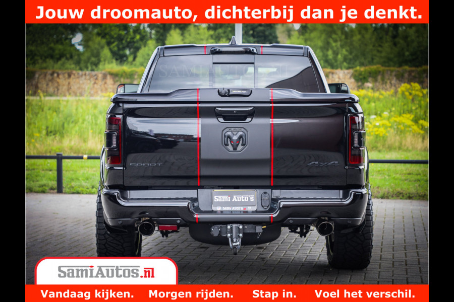 Dodge Ram 1500 GT EDITION | 5.7 V8 HEMI | VIRTUAL COCKPIT | HEAD-UP | ADAPTIVE CRUISE | 360 CAMERA | TRX PACK | Comfortabele Dubbele Cabine met Royale 5 Zitplaatsen | BPM vrij BPM vrij | Nu Leverbaar uit Voorraad | Voorraad Nr 2436