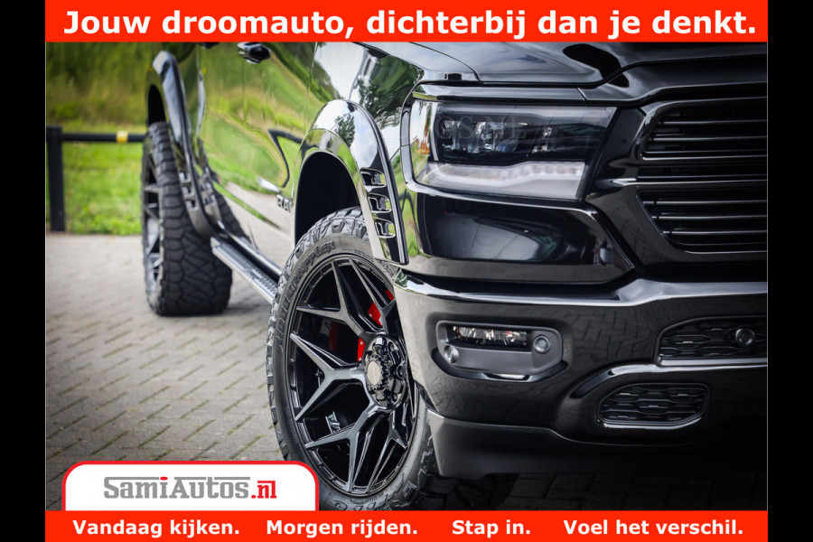 Dodge Ram 1500 GT EDITION | 5.7 V8 HEMI | VIRTUAL COCKPIT | HEAD-UP | ADAPTIVE CRUISE | 360 CAMERA | TRX PACK | Comfortabele Dubbele Cabine met Royale 5 Zitplaatsen | BPM vrij BPM vrij | Nu Leverbaar uit Voorraad | Voorraad Nr 2436