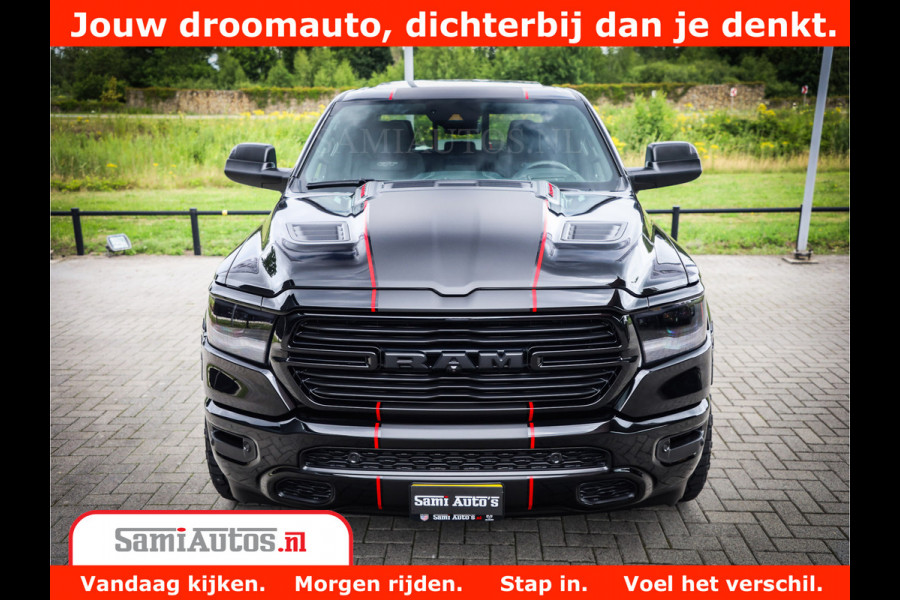 Dodge Ram 1500 GT EDITION | 5.7 V8 HEMI | VIRTUAL COCKPIT | HEAD-UP | ADAPTIVE CRUISE | 360 CAMERA | TRX PACK | Comfortabele Dubbele Cabine met Royale 5 Zitplaatsen | BPM vrij BPM vrij | Nu Leverbaar uit Voorraad | Voorraad Nr 2436