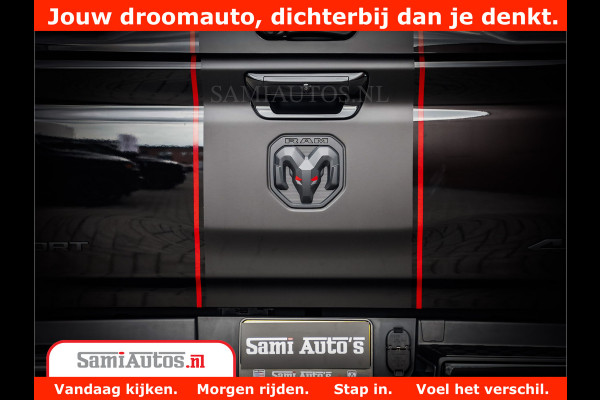 Dodge Ram 1500 GT EDITION | 5.7 V8 HEMI | VIRTUAL COCKPIT | HEAD-UP | ADAPTIVE CRUISE | 360 CAMERA | TRX PACK | Comfortabele Dubbele Cabine met Royale 5 Zitplaatsen | BPM vrij BPM vrij | Nu Leverbaar uit Voorraad | Voorraad Nr 2436