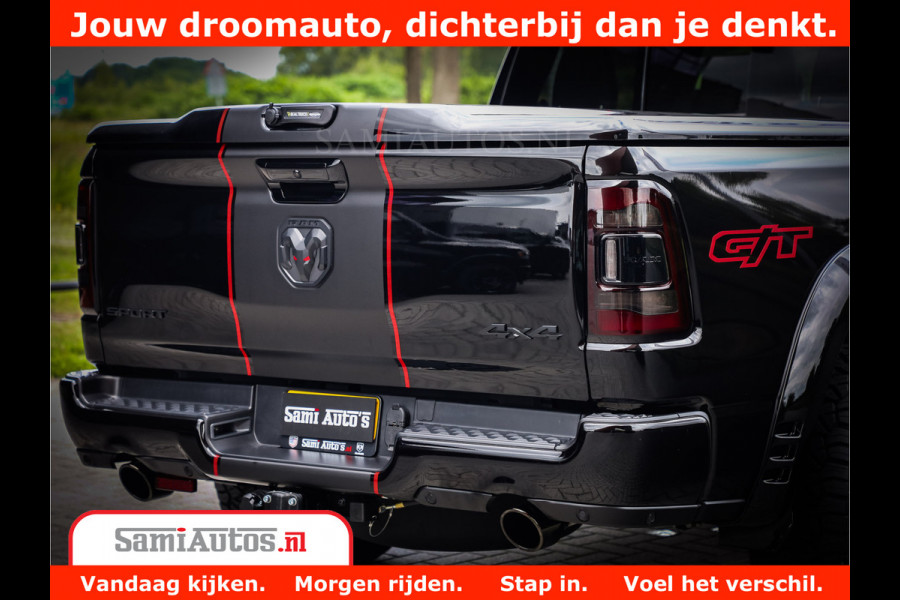 Dodge Ram 1500 GT EDITION | 5.7 V8 HEMI | VIRTUAL COCKPIT | HEAD-UP | ADAPTIVE CRUISE | 360 CAMERA | TRX PACK | Comfortabele Dubbele Cabine met Royale 5 Zitplaatsen | BPM vrij BPM vrij | Nu Leverbaar uit Voorraad | Voorraad Nr 2436