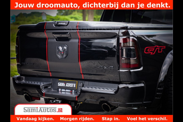 Dodge Ram 1500 GT EDITION | 5.7 V8 HEMI | VIRTUAL COCKPIT | HEAD-UP | ADAPTIVE CRUISE | 360 CAMERA | TRX PACK | Comfortabele Dubbele Cabine met Royale 5 Zitplaatsen | BPM vrij BPM vrij | Nu Leverbaar uit Voorraad | Voorraad Nr 2436