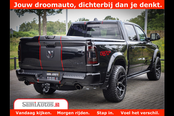 Dodge Ram 1500 GT EDITION | 5.7 V8 HEMI | VIRTUAL COCKPIT | HEAD-UP | ADAPTIVE CRUISE | 360 CAMERA | TRX PACK | Comfortabele Dubbele Cabine met Royale 5 Zitplaatsen | BPM vrij BPM vrij | Nu Leverbaar uit Voorraad | Voorraad Nr 2436