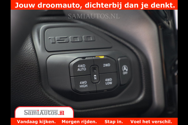 Dodge Ram 1500 GT EDITION | 5.7 V8 HEMI | VIRTUAL COCKPIT | HEAD-UP | ADAPTIVE CRUISE | 360 CAMERA | TRX PACK | Comfortabele Dubbele Cabine met Royale 5 Zitplaatsen | BPM vrij BPM vrij | Nu Leverbaar uit Voorraad | Voorraad Nr 2436