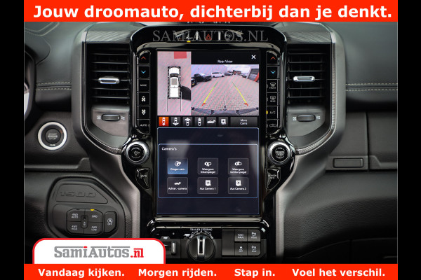 Dodge Ram 1500 GT EDITION | 5.7 V8 HEMI | VIRTUAL COCKPIT | HEAD-UP | ADAPTIVE CRUISE | 360 CAMERA | TRX PACK | Comfortabele Dubbele Cabine met Royale 5 Zitplaatsen | BPM vrij BPM vrij | Nu Leverbaar uit Voorraad | Voorraad Nr 2436