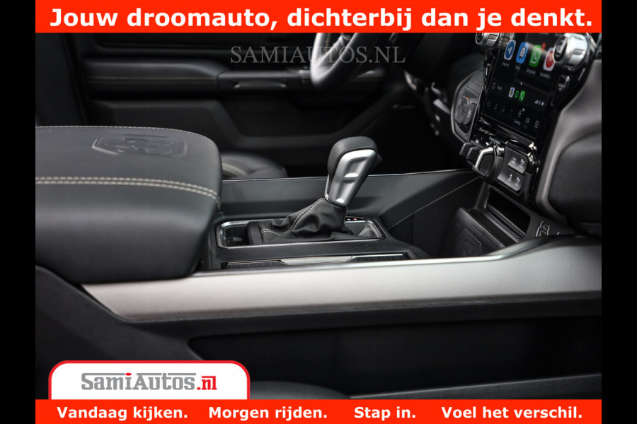 Dodge Ram 1500 GT EDITION | 5.7 V8 HEMI | VIRTUAL COCKPIT | HEAD-UP | ADAPTIVE CRUISE | 360 CAMERA | TRX PACK | Comfortabele Dubbele Cabine met Royale 5 Zitplaatsen | BPM vrij BPM vrij | Nu Leverbaar uit Voorraad | Voorraad Nr 2436