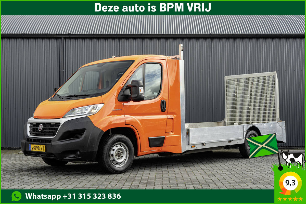 Fiat Ducato 2.3 Open laadbak met oprijplaat | 131PK | Euro 6 Fiat Ducato 2.3 Open laadbak met oprijplaat | 131PK | Euro 6