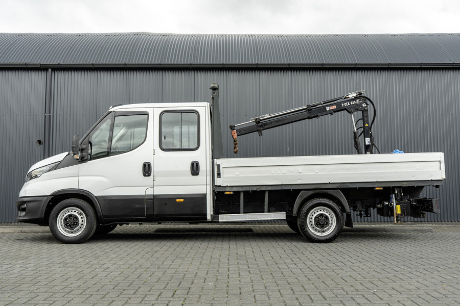 Iveco Daily 35S18D 375 | 3.0 180PK | Hiab 013 | 3.5T Trekgewicht | Automaat | Climate | Camera | Euro 6