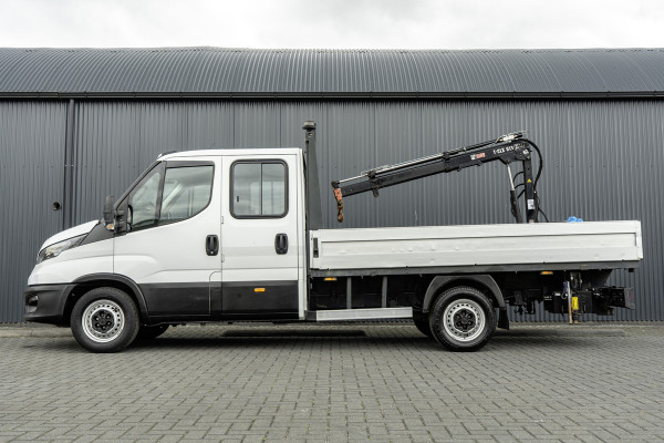 Iveco Daily 35S18D 375 | 3.0 180PK | Hiab 013 | 3.5T Trekgewicht | Automaat | Climate | Camera | Euro 6