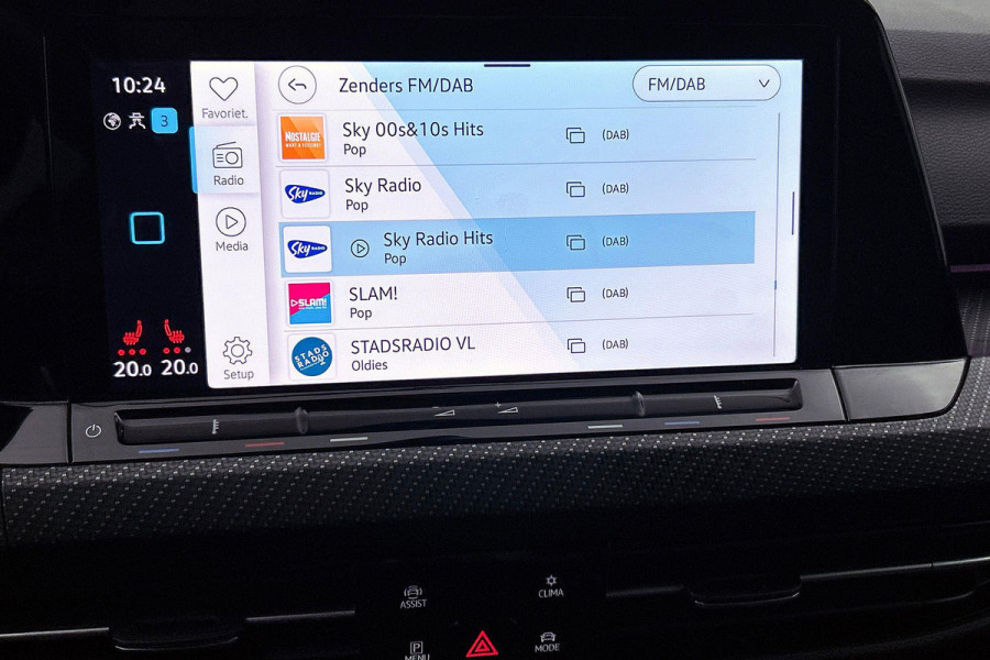 Volkswagen GOLF Variant 1.5 eTSI R-Line (NL-auto, Dealer onderH, Navi, Carplay, Camera, Kuipstoelen, PDC V+A, Digitale Dash, Etc)