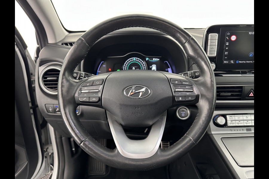 Hyundai Kona EV Premium 64 kWh (INCL-BTW) *PANO | FULL-LEATHER | KRELL-AUDIO | HEAD-UP | FULL-LED | NAVI-FULLMAP | DAB | ADAPT.CRUISE | KEYLESS | CAMERA | BLIND-SPOT | LANE-ASSIST | DIGI-COCKPIT | COMFORT-SEATS | 17''ALU*