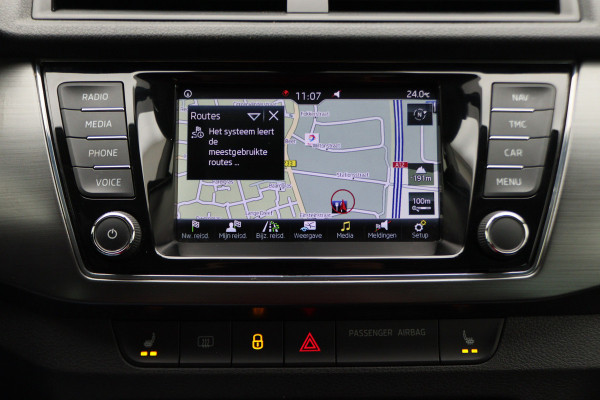 Škoda Fabia Combi 1.0 TSI Clever Climate, Cruise, Verwarmde Stoelen, Bluetooth, Navigatie, DAB, PDC, 15''