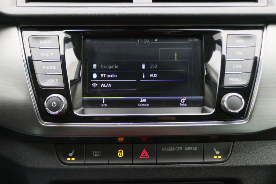 Škoda Fabia Combi 1.0 TSI Clever Climate, Cruise, Verwarmde Stoelen, Bluetooth, Navigatie, DAB, PDC, 15''