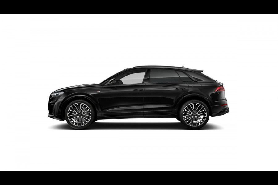 Audi Q8 55 TFSI e quattro Pro Line S 394pk | Servosluiting | Panoramadak | B&O | Ass.Plus.Remote | Sportstoel Plus | 23'' inch zilver | Trekhaak |