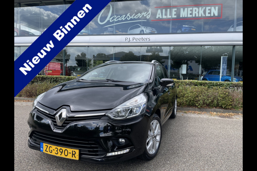 Renault Clio Estate 0.9 TCe Limited Airco - Cruise control - Parkeersensoren achter - Navigatie full map - Mistlampen voor - Lederen stuurwiel - Dakrails