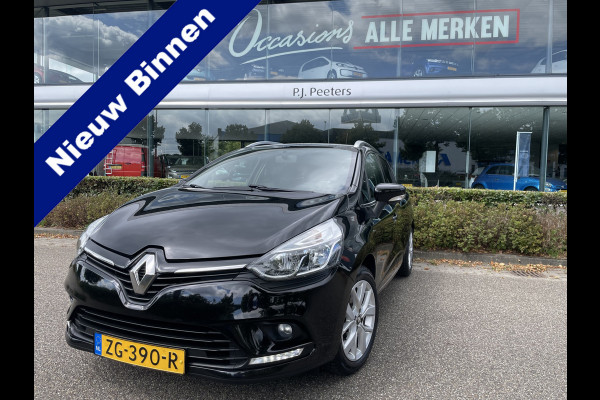 Renault Clio Estate 0.9 TCe Limited Airco - Cruise control - Parkeersensoren achter - Navigatie full map - Mistlampen voor - Lederen stuurwiel - Dakrails
