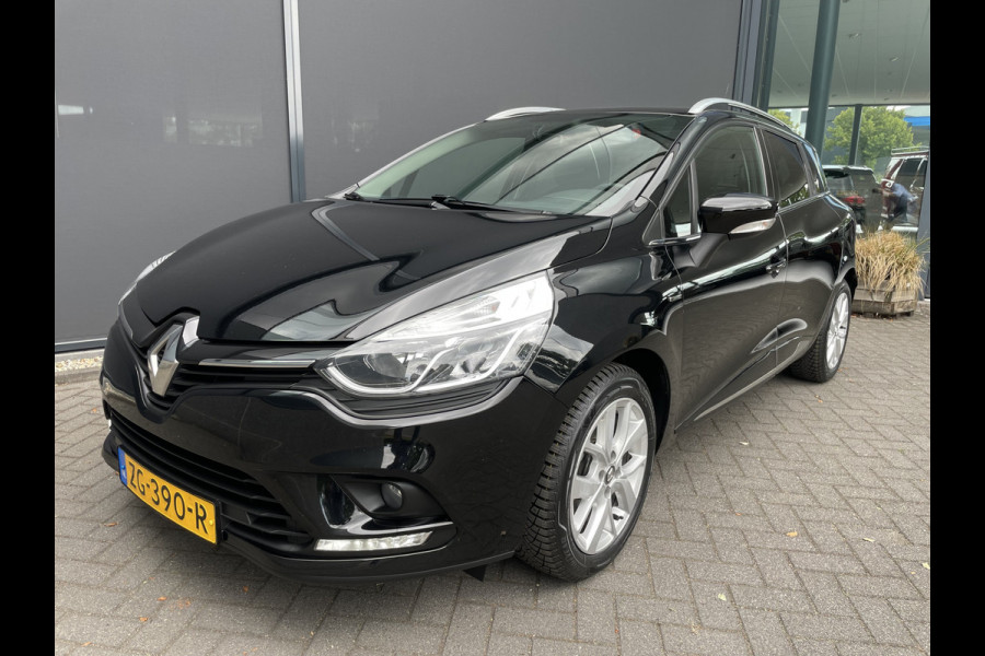 Renault Clio Estate 0.9 TCe Limited Airco - Cruise control - Parkeersensoren achter - Navigatie full map - Mistlampen voor - Lederen stuurwiel - Dakrails