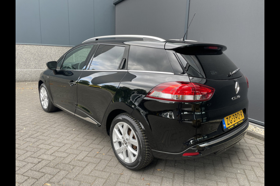 Renault Clio Estate 0.9 TCe Limited Airco - Cruise control - Parkeersensoren achter - Navigatie full map - Mistlampen voor - Lederen stuurwiel - Dakrails