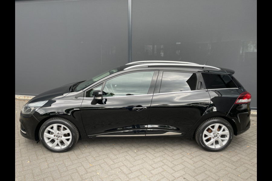 Renault Clio Estate 0.9 TCe Limited Airco - Cruise control - Parkeersensoren achter - Navigatie full map - Mistlampen voor - Lederen stuurwiel - Dakrails
