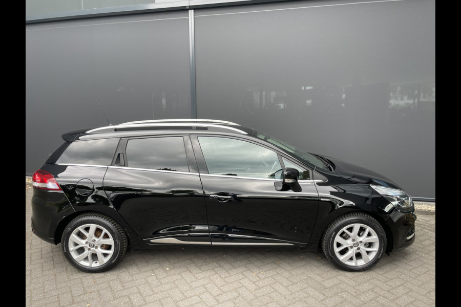 Renault Clio Estate 0.9 TCe Limited Airco - Cruise control - Parkeersensoren achter - Navigatie full map - Mistlampen voor - Lederen stuurwiel - Dakrails