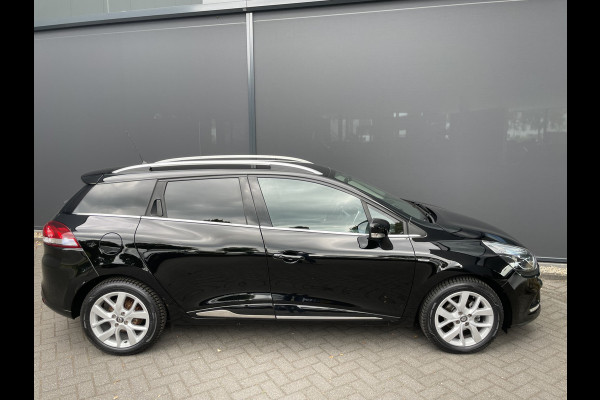 Renault Clio Estate 0.9 TCe Limited Airco - Cruise control - Parkeersensoren achter - Navigatie full map - Mistlampen voor - Lederen stuurwiel - Dakrails