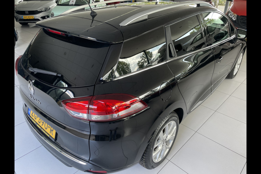 Renault Clio Estate 0.9 TCe Limited Airco - Cruise control - Parkeersensoren achter - Navigatie full map - Mistlampen voor - Lederen stuurwiel - Dakrails