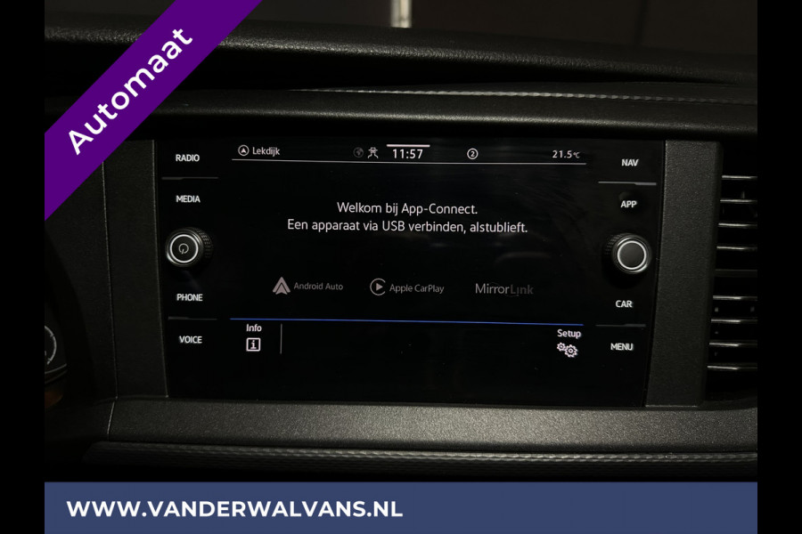 Volkswagen Transporter 2.0 TDI 150pk Automaat L2H1 Euro6 Airco | 2500kg Trekhaak | Velgen | Navigatie | Apple Carplay android auto, cruisecontrol, parkeersensoren