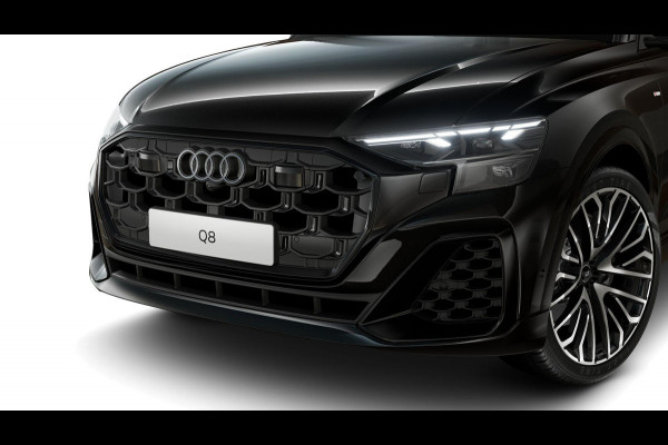 Audi Q8 55 TFSI e quattro Pro Line S 394pk | Servosluiting | Panoramadak | B&O | Ass.Plus.Remote | Sportstoel Plus | 23'' inch zilver | Trekhaak |