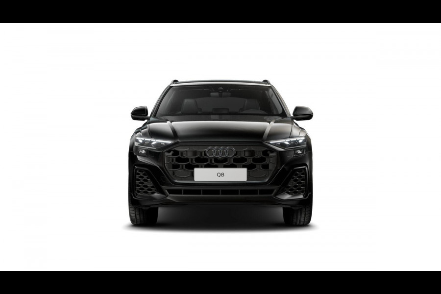 Audi Q8 55 TFSI e quattro Pro Line S 394pk | Servosluiting | Panoramadak | B&O | Ass.Plus.Remote | Sportstoel Plus | 23'' inch zilver | Trekhaak |