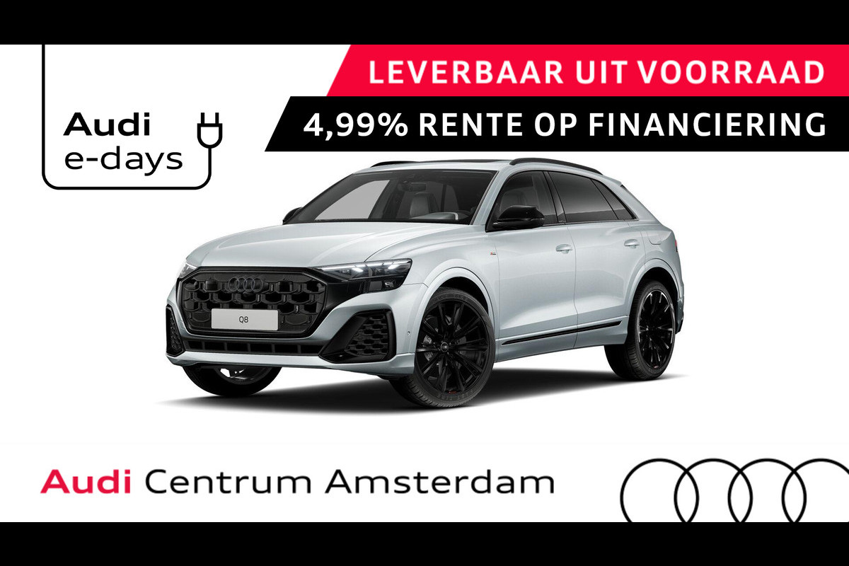 Audi Q8 55 TFSI e quattro Pro Line S 394pk | Panoramadak | B&O | Vierwielbesturing | Ass.Plus.Remote | Sportstoel Plus | 23'' inch Zwart | Trekhaak | Audi Q8 55 TFSI e quattro Pro Line S 394pk | Panoramadak | B&O | Vierwielbesturing | Ass.Plus.Remote | Sportstoel Plus | 23'' inch Zwart | Trekhaak |