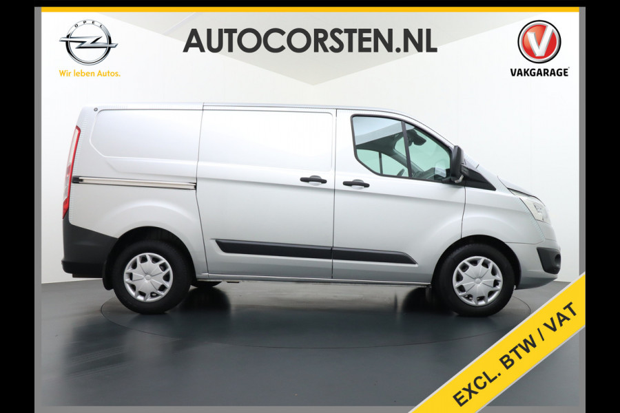Ford Transit Custom Automaat 290 2.0TDCI 131PK L1H1 Navi Airco Cruise Camera Trekhaak Pdc Regen-/lichtsensor Euro 6 Trend Bluetooth Voorruit verwarmbaar Achterklep Zijschuifdeur Wandbetimmering Adaptieve bochtverl 1e Eigenaar Euro 6