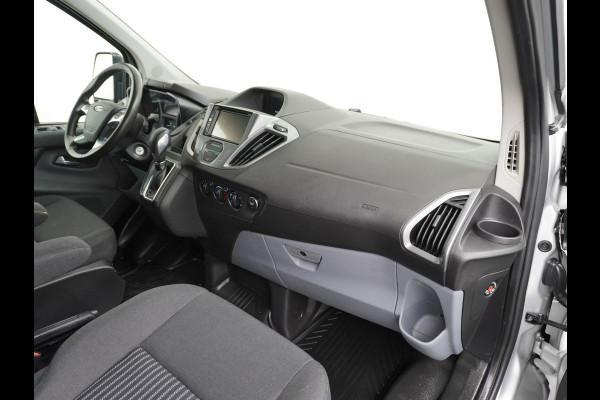 Ford Transit Custom Automaat 290 2.0TDCI 131PK L1H1 Navi Airco Cruise Camera Trekhaak Pdc Regen-/lichtsensor Euro 6 Trend Bluetooth Voorruit verwarmbaar Achterklep Zijschuifdeur Wandbetimmering Adaptieve bochtverl 1e Eigenaar Euro 6