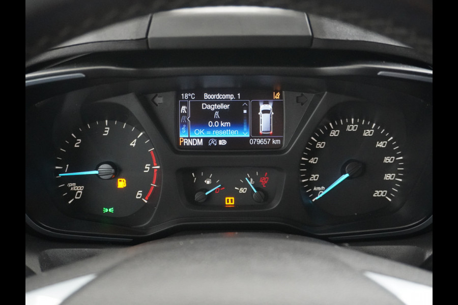 Ford Transit Custom Automaat 290 2.0TDCI 131PK L1H1 Navi Airco Cruise Camera Trekhaak Pdc Regen-/lichtsensor Euro 6 Trend Bluetooth Voorruit verwarmbaar Achterklep Zijschuifdeur Wandbetimmering Adaptieve bochtverl 1e Eigenaar Euro 6