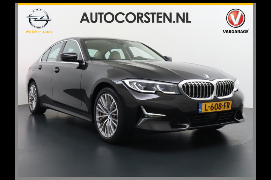 BMW 3-serie 330e 293PK Autom.8 Leder+Verwarmd+Elektr. Apple Carplay Android Auto Trekhaak Camera Adap.Cruise DAB+ Led Laserlicht Live cockpi Keyless Rijstrooksensor Audio Media Pack BMW individual Lmv 18" Comfort Access Digital Key Wifi Dealeronderhouden 1e Eigenaar Zeer compleet, nieuwprijs €66.055,-