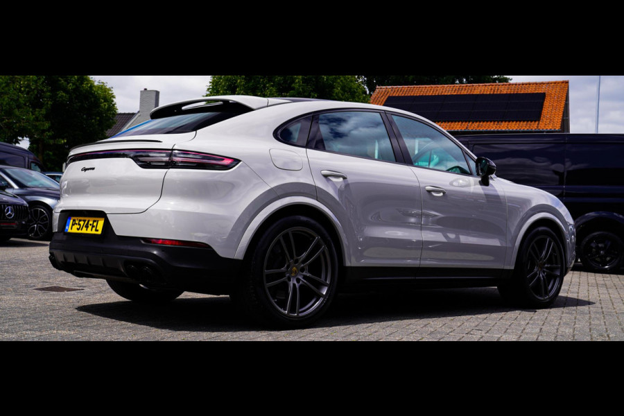 Porsche Cayenne Coupé 3.0 E-Hybrid | Panorama | Stoelkoeling | Sport Chrono | PASM | BOSE Sound | Turbo Design | HuD | Luchtvering