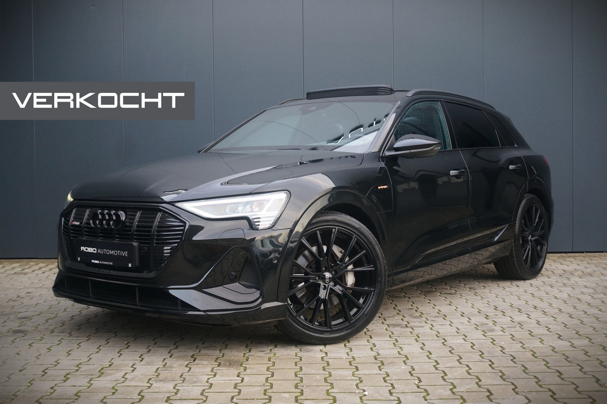 Audi e-tron 50 quattro S edition Black 71 kWh | S Line | Black Edition | Panoramadak | Memory Seats | Camera | Luchtvering | Adaptive Cruise Control | Keyless | Matrix LED | Leder | Stoelverwarming | NAP | BTW Audi e-tron 50 quattro S edition Black 71 kWh | S Line | Black Edition | Panoramadak | Memory Seats | Camera | Luchtvering | Adaptive Cruise Control | Keyless | Matrix LED | Leder | Stoelverwarming | NAP | BTW