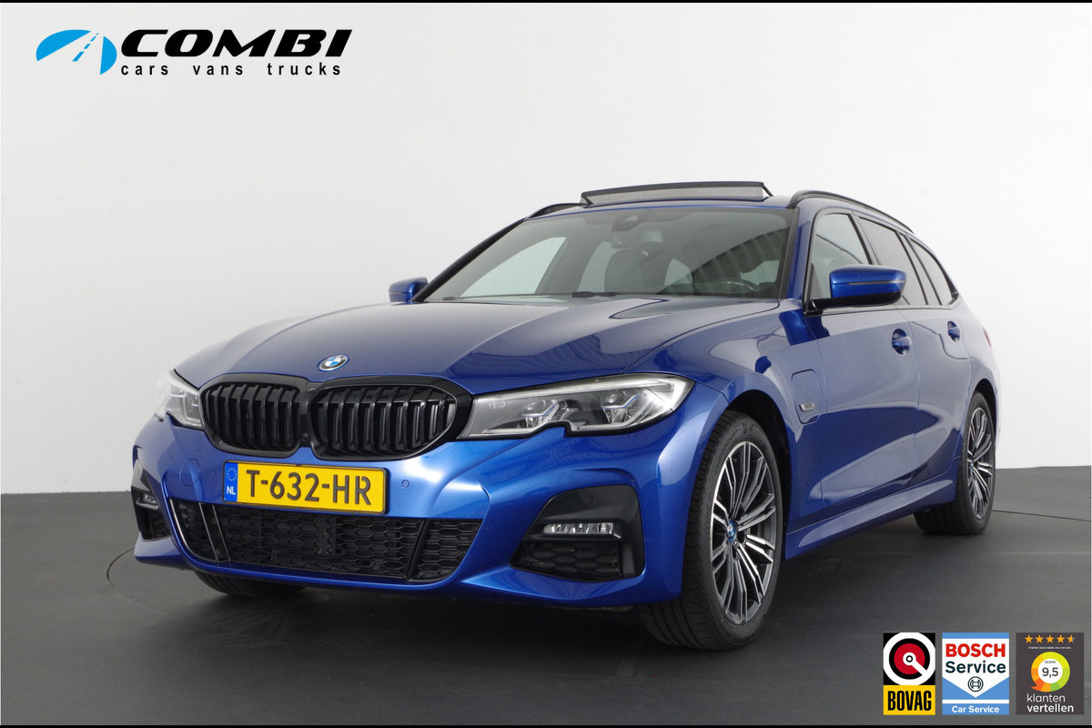 BMW 3 Serie Touring 330e M Sport Pano.schuif/Laser LED/Adaptive ophanging/Memory/Head-up/Portimo Blue...
