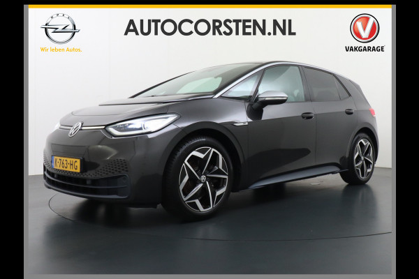 Volkswagen ID.3 58kWh 204PK First Navi Adapt.Cruise Control Pdc Apple Carplay Android Navi Ecc Led Stoel-Stuurverwarming DAB Keyless Advanced Lmv Bluetooth Regensensor Rijstrooksensor Verkeersbord detectie Mirrorlink Grootste accu Garantie t/m 22-12-2028
