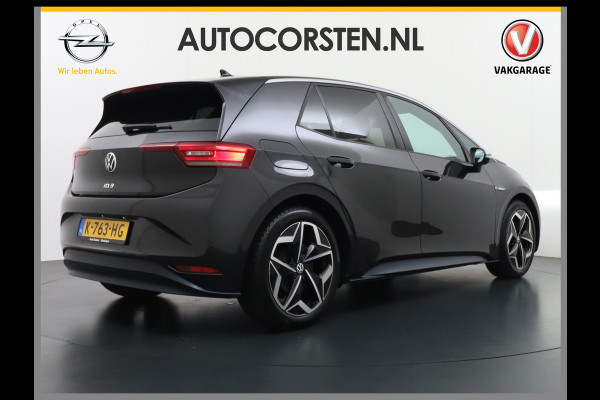 Volkswagen ID.3 58kWh 204PK First Navi Adapt.Cruise Control Pdc Apple Carplay Android Navi Ecc Led Stoel-Stuurverwarming DAB Keyless Advanced Lmv Bluetooth Regensensor Rijstrooksensor Verkeersbord detectie Mirrorlink Grootste accu Garantie t/m 22-12-2028