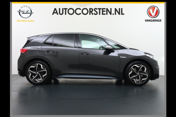 Volkswagen ID.3 58kWh 204PK First Navi Adapt.Cruise Control Pdc Apple Carplay Android Navi Ecc Led Stoel-Stuurverwarming DAB Keyless Advanced Lmv Bluetooth Regensensor Rijstrooksensor Verkeersbord detectie Mirrorlink Grootste accu Garantie t/m 22-12-2028