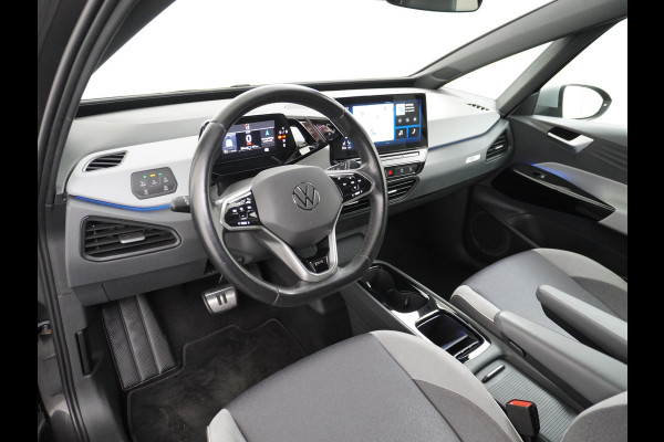 Volkswagen ID.3 58kWh 204PK First Navi Adapt.Cruise Control Pdc Apple Carplay Android Navi Ecc Led Stoel-Stuurverwarming DAB Keyless Advanced Lmv Bluetooth Regensensor Rijstrooksensor Verkeersbord detectie Mirrorlink Grootste accu Garantie t/m 22-12-2028