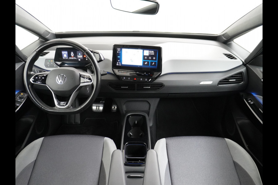 Volkswagen ID.3 58kWh 204PK First Navi Adapt.Cruise Control Pdc Apple Carplay Android Navi Ecc Led Stoel-Stuurverwarming DAB Keyless Advanced Lmv Bluetooth Regensensor Rijstrooksensor Verkeersbord detectie Mirrorlink Grootste accu Garantie t/m 22-12-2028