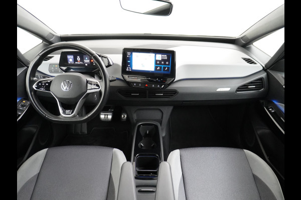 Volkswagen ID.3 58kWh 204PK First Navi Adapt.Cruise Control Pdc Apple Carplay Android Navi Ecc Led Stoel-Stuurverwarming DAB Keyless Advanced Lmv Bluetooth Regensensor Rijstrooksensor Verkeersbord detectie Mirrorlink Grootste accu Garantie t/m 22-12-2028