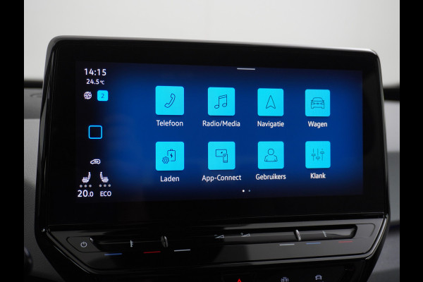 Volkswagen ID.3 58kWh 204PK First Navi Adapt.Cruise Control Pdc Apple Carplay Android Navi Ecc Led Stoel-Stuurverwarming DAB Keyless Advanced Lmv Bluetooth Regensensor Rijstrooksensor Verkeersbord detectie Mirrorlink Grootste accu Garantie t/m 22-12-2028