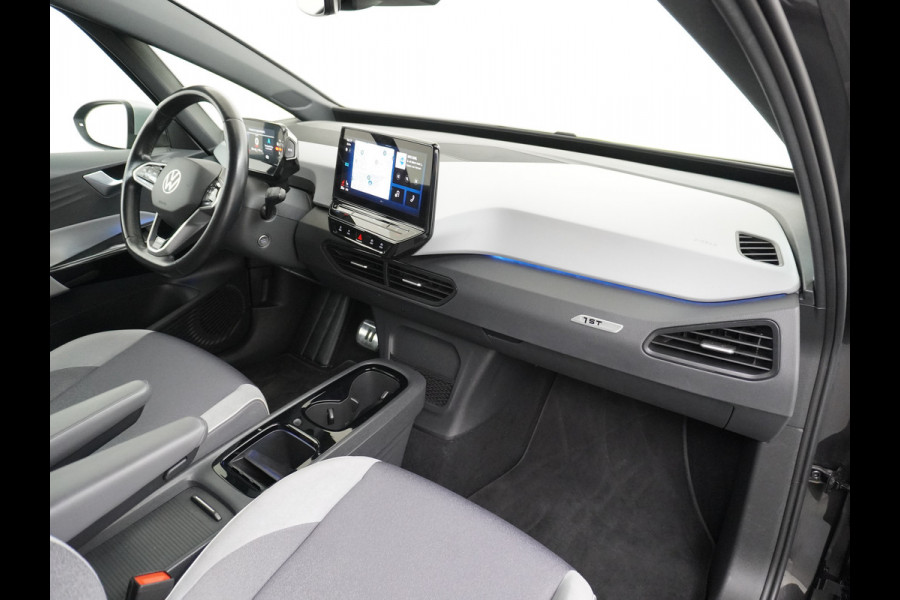 Volkswagen ID.3 58kWh 204PK First Navi Adapt.Cruise Control Pdc Apple Carplay Android Navi Ecc Led Stoel-Stuurverwarming DAB Keyless Advanced Lmv Bluetooth Regensensor Rijstrooksensor Verkeersbord detectie Mirrorlink Grootste accu Garantie t/m 22-12-2028