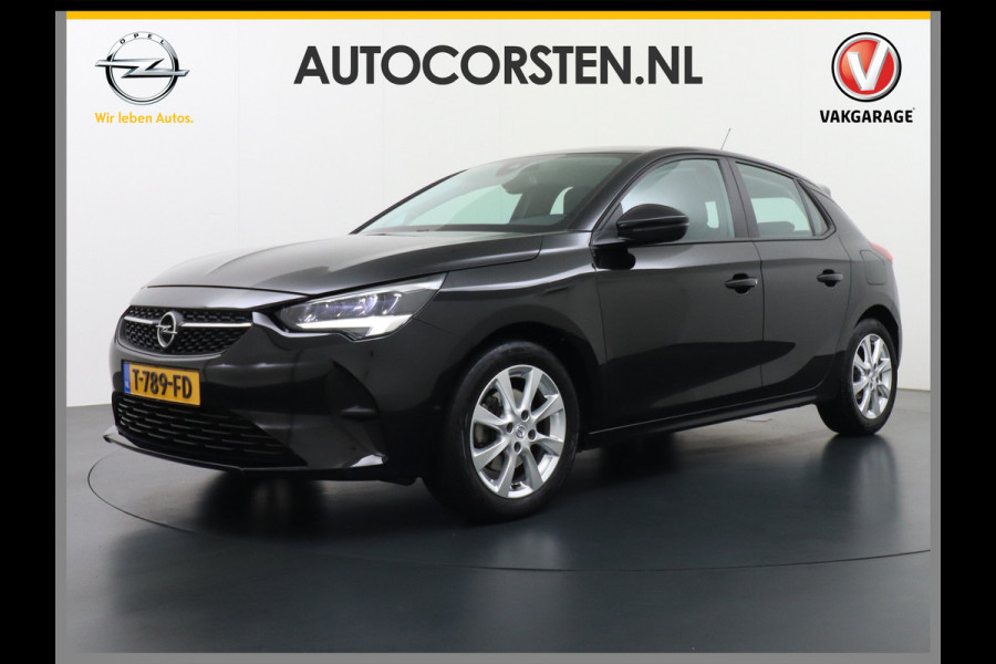 Opel Corsa 1.2I 101PK 5Drs Autom.8 Apple Carplay Android Airco Navi* Cruise control Pdc DAB Auto Stuurverwarming Regen-Lichtsensor Edition Schakelflippers Led Lmv 16" ESP Edition+ Pakket Spoorassistent Bluetooth Verkeersbord detectie 1.065kg  Nieuwprijs €29.236,-
