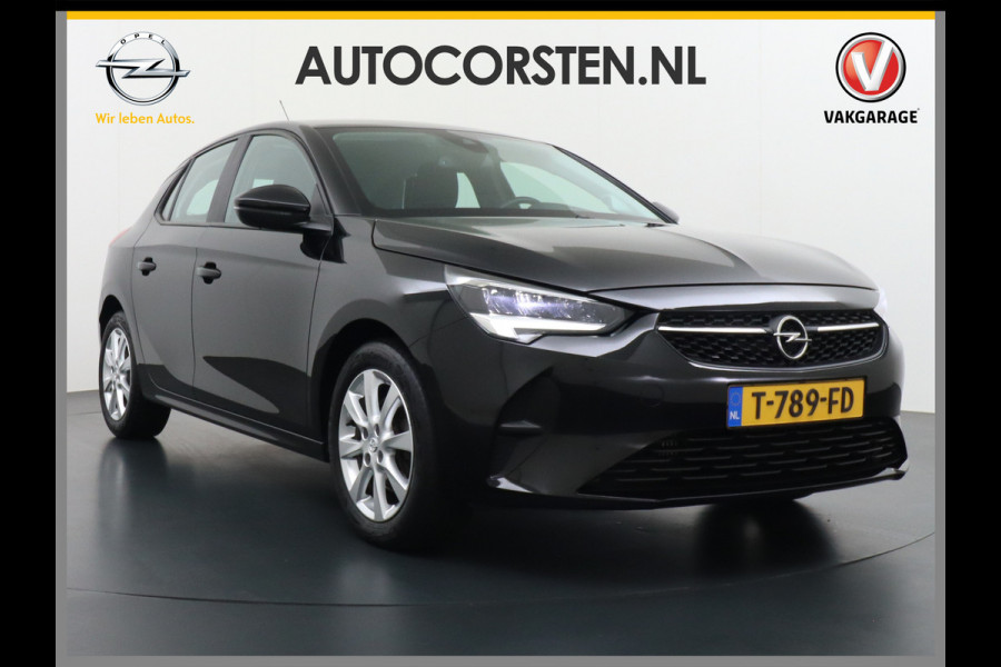 Opel Corsa 1.2I 101PK 5Drs Autom.8 Apple Carplay Android Airco Navi* Cruise control Pdc DAB Auto Stuurverwarming Regen-Lichtsensor Edition Schakelflippers Led Lmv 16" ESP Edition+ Pakket Spoorassistent Bluetooth Verkeersbord detectie 1.065kg  Nieuwprijs €29.236,-