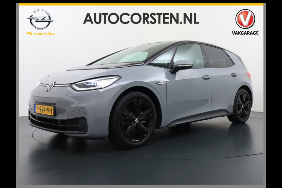 Volkswagen ID.3 Pro 58kWh Apple Carplay Android Auto HUD 360°Camera Adap.Cruise Stoelverwarming Keyless Advanced Matrix led-koplampen Multimedia Pakket Plus Comfort Pakket Design Pakket Lmv 19" Rijstrooksensor Matrix Led Dynamisch Sproeiers Verwarmd Verwarmbaar Stuur Assistance Pakket Plus Nieuwprijs €43.145,-