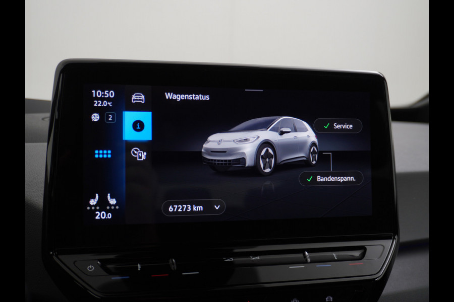 Volkswagen ID.3 Pro 58kWh Apple Carplay Android Auto HUD 360°Camera Adap.Cruise Stoelverwarming Keyless Advanced Matrix led-koplampen Multimedia Pakket Plus Comfort Pakket Design Pakket Lmv 19" Rijstrooksensor Matrix Led Dynamisch Sproeiers Verwarmd Verwarmbaar Stuur Assistance Pakket Plus Nieuwprijs €43.145,-
